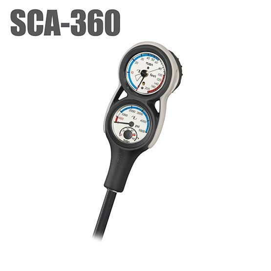 SCA-360 DREIERKONSOLE mit Finimeter, Tiefenmesser, Kompass